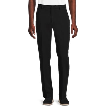 George Men's and Big Men's Premium Comfort Stretch Flat Front Suit Pants
