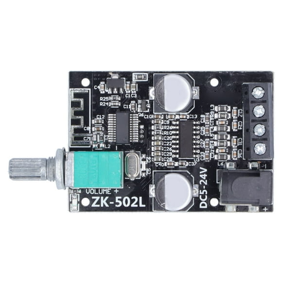 Power Amplifier Module,ZK‑502L Bluetooth Power Amplifier Bluetooth Power Amplifier Board Stereo Power Amplifier Board Professionally Tested
