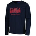thumbnail image 2 of Men's Navy Barcelona Heavy Long Sleeve T-Shirt, 2 of 3