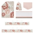 thumbnail image 5 of Sweet Jojo Designs Peony Floral Garden Pink Ivory Crib Bedding + BreathableBaby Breathable Mesh Liner Pad, 5 of 6