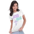 thumbnail image 3 of Christian Faith Jesus Freak Cross Womens Slim Fit Graphic Tee Brisco Brands S, 3 of 5