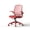 Red, variant on Modern Ergonomic Mesh Office Chair with Aluminum Base & Flip-Up Arms, Breathable Executive Task Chair for Guest & Manager Office, Blue