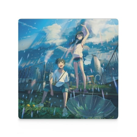 

Weathering with You Ceramic Coasters 4 Pcs These coasters are perfect for decorating your kitchen living room bedroom or office restaurant and bar 4.1inx4.1in.