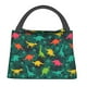 thumbnail image 1 of Fotbe Colorful Dinosaurs Bolsa Térmica Portátil con Estampado, Bolsa de Entrega de Alimentos Aislada, Bolsa Reutilizable de Gran Capacidad para Comidas y Supermercado, 1 of 6