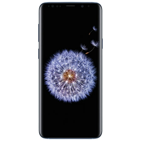 Samsung G965 Galaxy S9 Plus, 64 GB, Coral Blue - GSM Unlocked - GSM compatible (Refurbished)