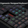 thumbnail image 4 of Redragon S107 PC Gaming Keyboard & Mouse Combo with Mouse Pad - Large, 4 of 5