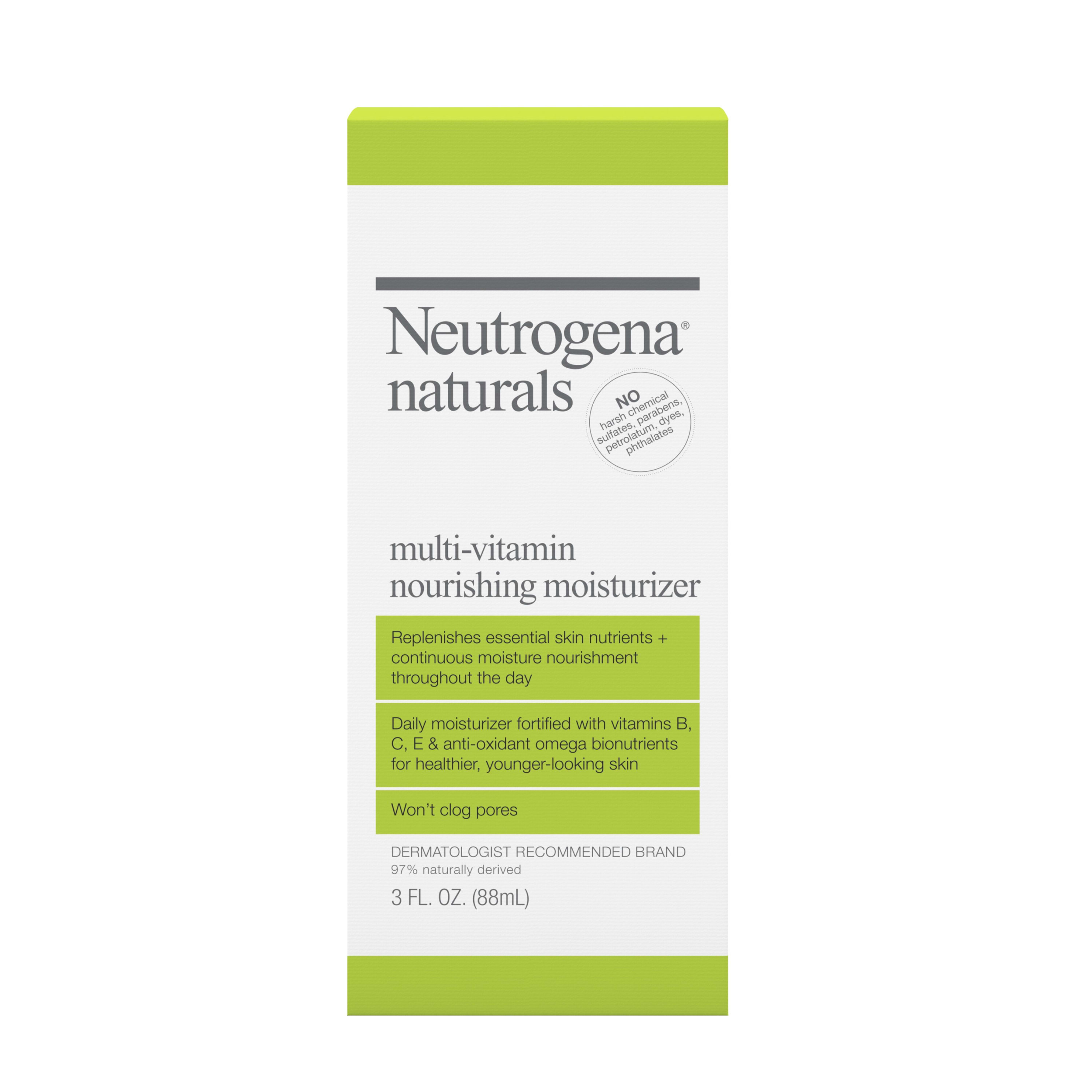 Neutrogena Naturals Multi-Vitamin Nourishing Daily Face Moisturizer, 3 fl oz - image 4 of 9