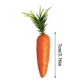 thumbnail image 4 of 12PCS Easter Decorations Foam Carrot Set 2.76 Inch for Home Display, Easter Decor Bunny Carrot Props with Glitter and Classic Styles for Pascua, 4 of 7