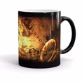 thumbnail image 3 of Sagan om ringen färgskiftande mugg Keramisk kaffemugg Thermal tekopp Nyhetspresent, 3 of 4
