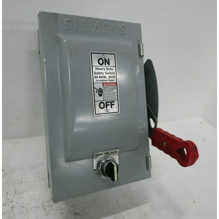 NEW Siemens HNF361J 30A 600V Non-Fusible Safety Disconnect Switch 30 Amp 3R 12