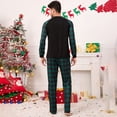 thumbnail image 4 of Yesfashion Christmas Pajamas for Family Pjs Matching Sets PlaidShirts Pants Sleepwear Nightwear Men, 4 of 5