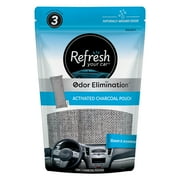 Refresh Your Car! Charcoal Bag Air Freshener, 3 Count