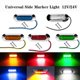 thumbnail image 2 of 10 piezas 10V-30V 12V 24V 4 LED cromado bisel de coche LED luz de posición lateral luz de posición trasera coche autobús camión amarillo, 2 of 2