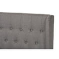 thumbnail image 6 of Baxton Studio Penelope Modern and Contemporary Light Grey Fabric Queen Size Gas-Lift Platform Bed, 6 of 10