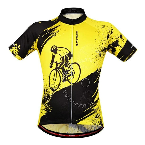 Jersey de ciclismo de manga corta para hombre, ropa de bicicleta