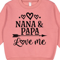thumbnail image 3 of Inktastic Nana Papa Love Me Grandchild Toddler Sweatshirt, 3 of 4