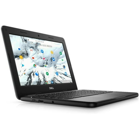 Dell - Chromebook 11 3000 11.6" Chromebook - Intel Celeron - 4 GB Memory - 16 GB eMMC - Black