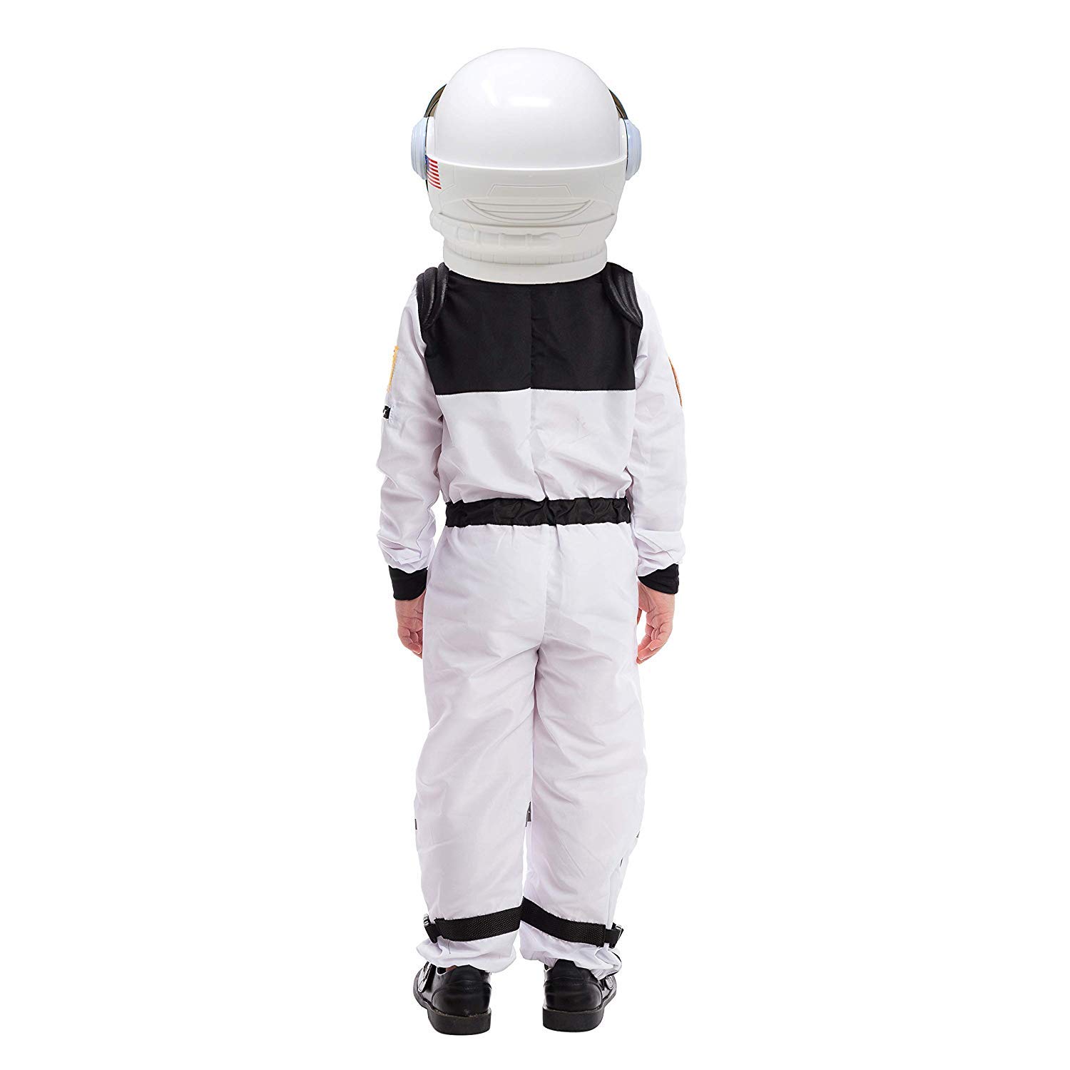 Joyfy Astronaut Pilot Costume with Tinted Helmet, White photo 7