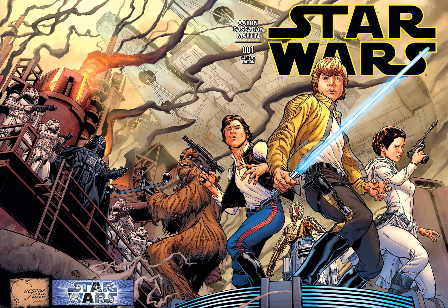 Buffalo Games 1500-Piece Star Wars Variant Cover Jigsaw Puzzle for Adults Ages 14+