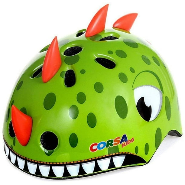 Kids Toddler Dinosaur Bicycle Helmet, Adjustable MultiSports Bike