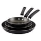 thumbnail image 1 of Set x 3 Sartenes Farberware Easy Clean. 20cm, 25cm y 30cm. Aluminuo, antiadherente, Negro., 1 of 7