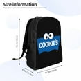 thumbnail image 4 of Sac à Dos Cookies Personnalisé pour Hommes Femmes Imperméable Sac d'École Collège Sac à Dos Imprimé, 4 of 5