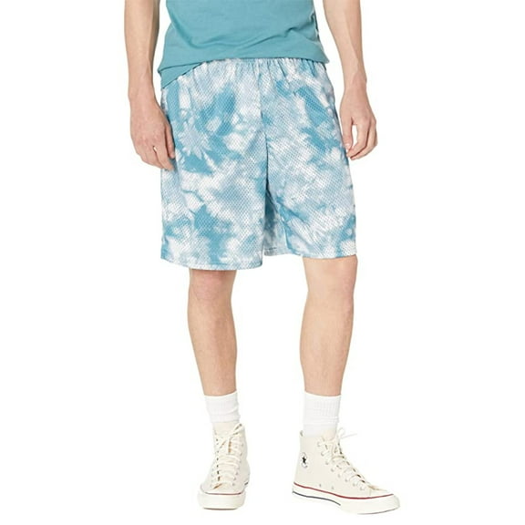 Champion Men's Classic Tie Dyed Mesh Shorts Blue Size XX-Large