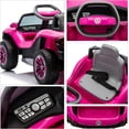 thumbnail image 5 of EastVita Kids Electric Vehicle Licensed Volkswagen | 12V Ride-On Toy with Remote Control | LED Lights, MP3, and Bluetooth Pink, 5 of 6