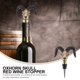 thumbnail image 2 of FELTECHELECTR corcho de vino con forma de calavera de búfalo, creativo, para botellas, para casa, restaurante y bar., 2 of 7