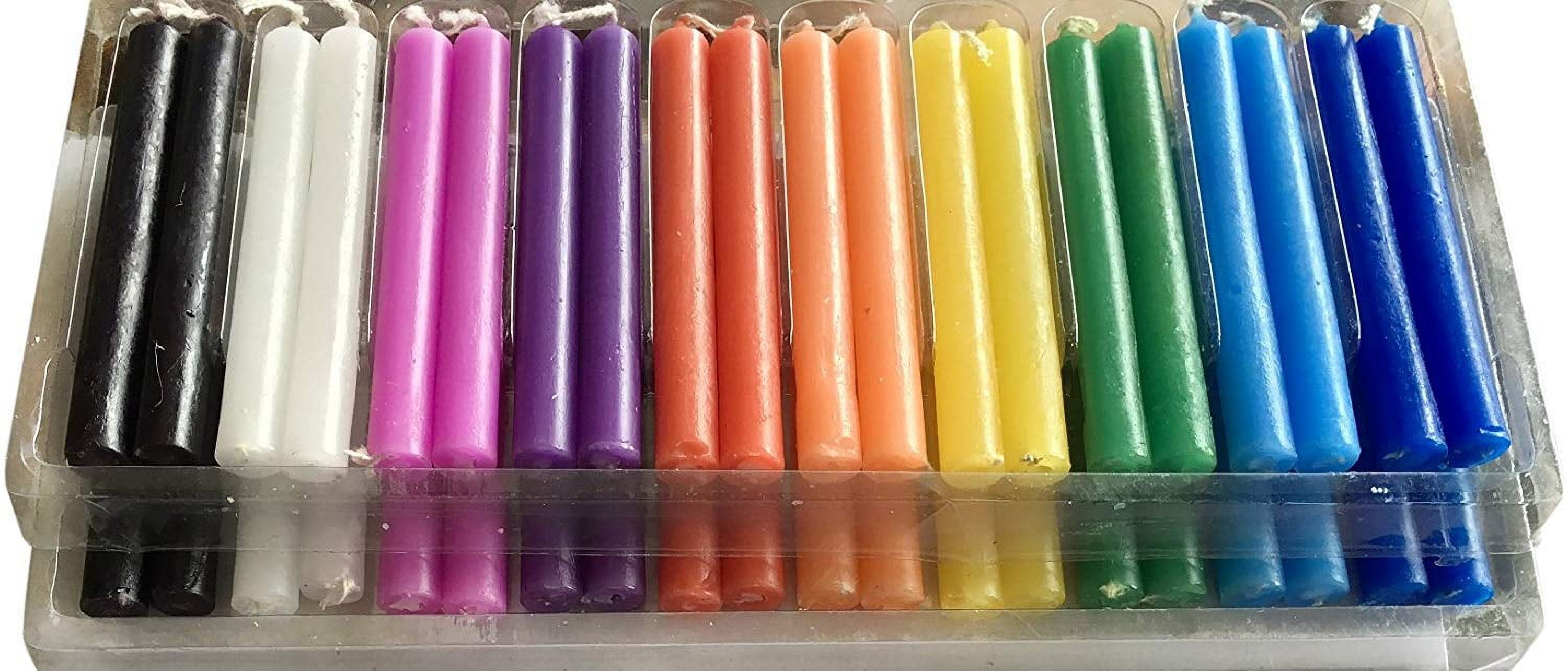 Chime Spell Candles, Set of 40 (4 of Each Color)
