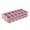 Pink, variant on 2-Piece Round Ice Cube Tray and Bucket Set with Lid - Makes 12 Ice Cubes for Refreshing Beverages
