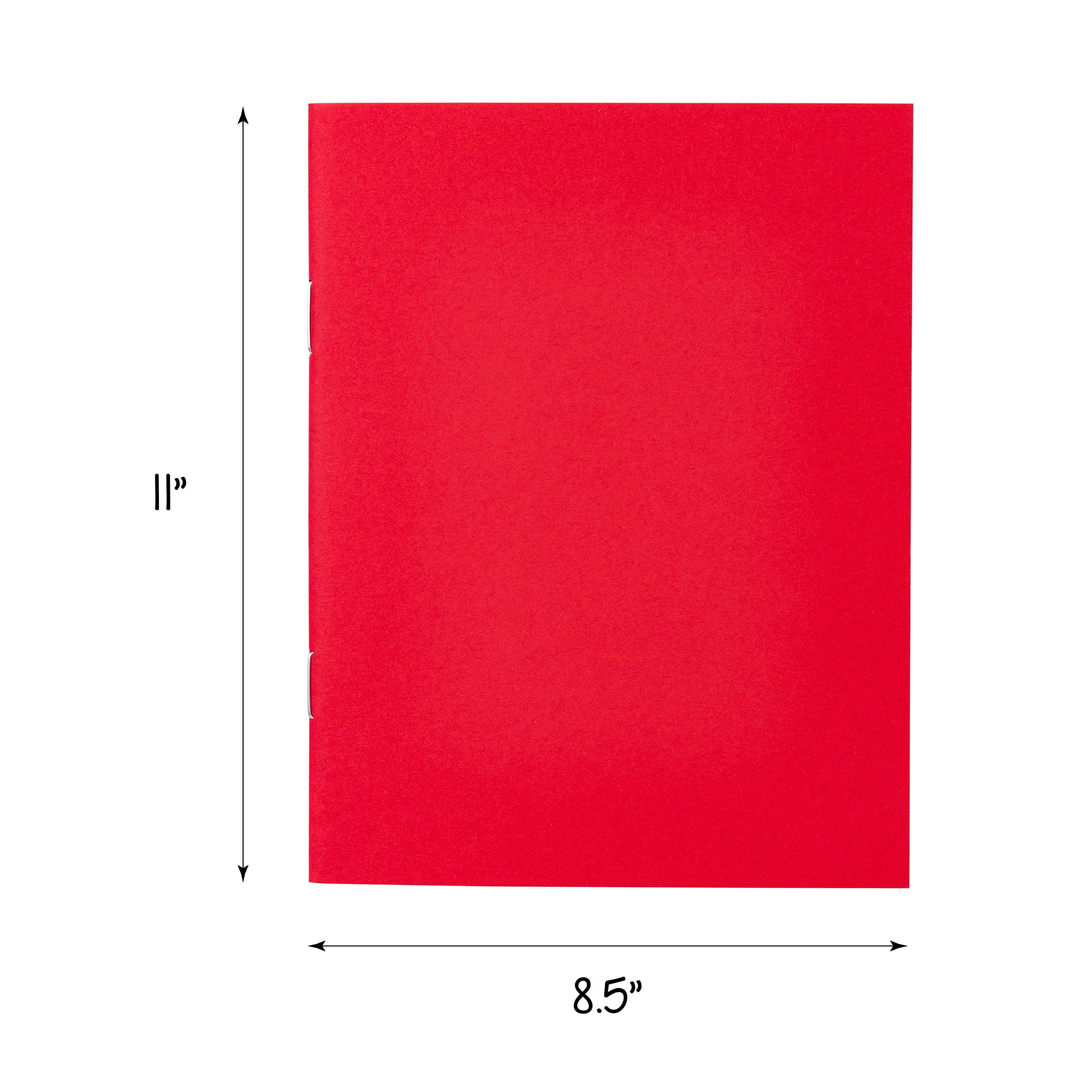 Hygloss Bright Blank Books, 24 Pages, Assorted Colors, 8.5" x 11", 6 Per Pack, 2 Packs