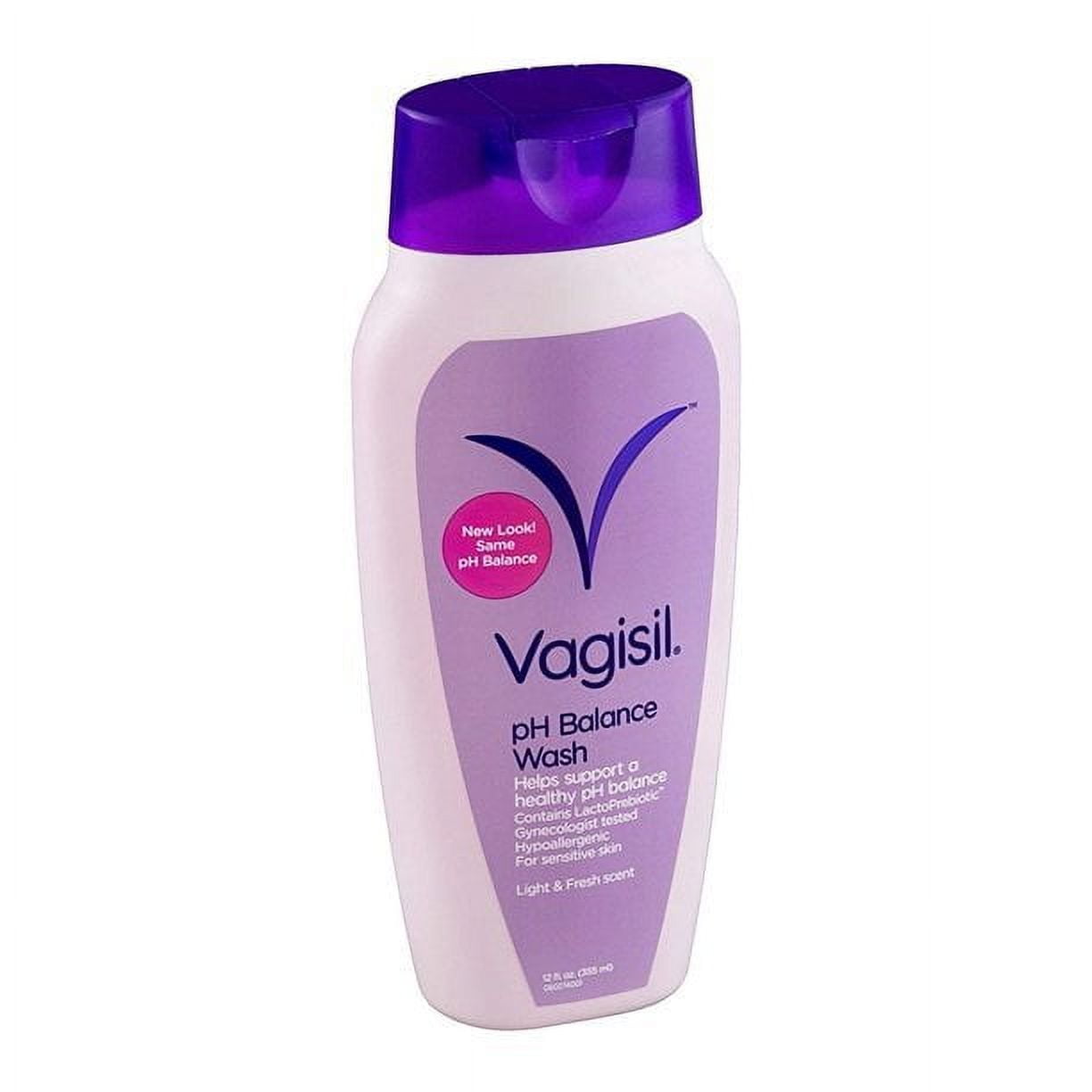 Vagasil All Day Freshness Dye-Free Hypoallergenic pH Balance Daily Intimate Wash 12 oz, 6-Pack