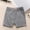 Gray, variant on Cethrio Girls Short Leggings, Cotton Soft Stretch Elastic Waist Safe Pants White Size 5T
