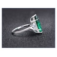 thumbnail image 4 of Women Engagement Bands Marquise Cut 8*16mm Zircon Eternity Wedding Rings S925 Sterling Silver Rings for Women Stylish Hypoallergenic Personalized Promise Rings, 4 of 9