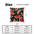 thumbnail image 5 of Watermelon Velvet Throw Pillow Covers Set of 2 with Unique Patterns for Bed and Sofa, Available in 16x16, 18x18, and 20x20 Inches for Various Occasions, 5 of 6