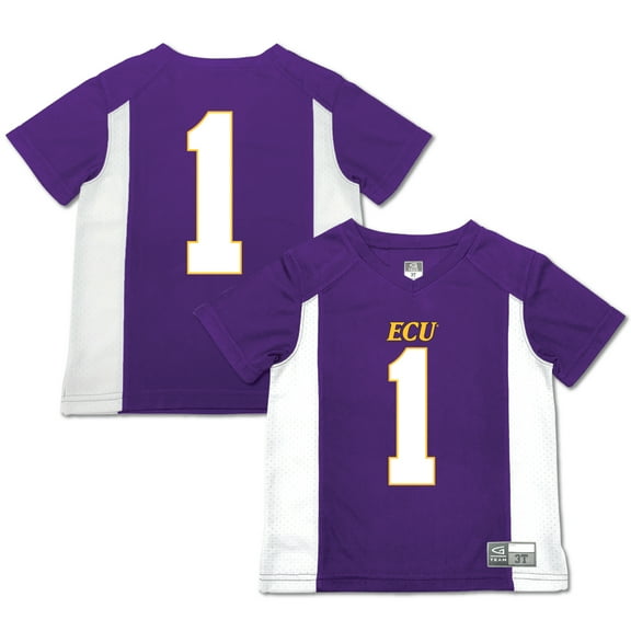 Toddler Garb #1 Purple ECU Pirates Football Jersey