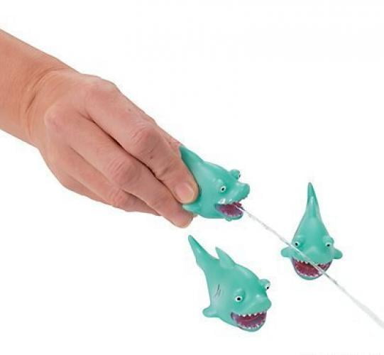 Vinyl Mini Shark Squirts - Party Favors - 12 Pieces