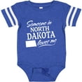 thumbnail image 3 of Inktastic Someone in North Dakota Loves Me Boys or Girls Baby Bodysuit, 3 of 5