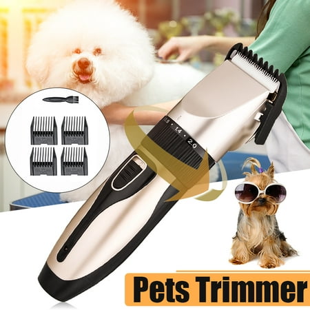 Professional Mute Electric Pet Hair Trimmer Animal Dog Cat Hair  Shaver Razor Grooming Quiet