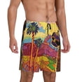 thumbnail image 2 of Naloa Beautiful African Woman Men's Short Pajama Pants, Lounge Comfort Shorts with Elasticized Waistband and Side Pockets - XX-Large, 2 of 9