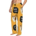 thumbnail image 2 of Disketp Corgi Men'S Pajama Pants - Ultra Soft Fleece Sleep And Lounge Pants (Size: S-Xxl), 2 of 9