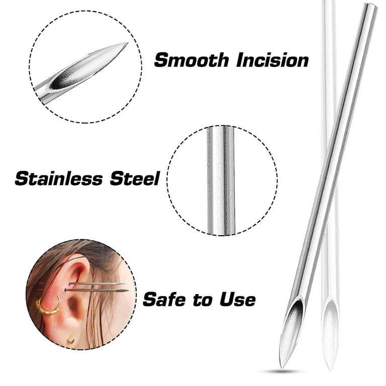  Piercing Needles - 100pcs Piercing Needles 16G
