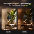 thumbnail image 7 of Modern Stars Black Barrel Lamp Shades for Table Lamp, 6x10x7.5inch AEELLEEA  Small Lampshades For Wall Lamp, Mini Metal Lampshade Cover Replacement., 7 of 7