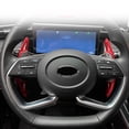 thumbnail image 3 of for Hyundai for Tucson 2022 - 2024 Red Steering Wheel Paddle Shift Extension 2 pcs -, 3 of 4