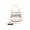 White, variant on Round Shoulder Bag Women Chain Messenger Handbag (Basketball Light Brown)