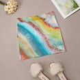 thumbnail image 7 of Agate Inspired Watercolor Abstract 01 Women's skirt Mini Skirts A Line Skirt With Hide Pocket Abstract Natural Stone Watercolor, 7 of 7