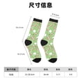 thumbnail image 3 of Fotbe Cute Frog2 Calcetas Largas con Estampado para Hombre y Mujer – Calcetas de Compresión Transpirables y Elásticas, Viajar y Uso Diario Talla 5-11, 3 of 6