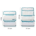 thumbnail image 6 of Walbest Wall Hanging Storage Organizer Multi-Pockets Soft Touch Oxford Cloth Daily Items Wall Hanging Storage Bag, 6 of 7