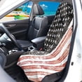 thumbnail image 3 of Uourmeti Terry Cloth Car Seat Cover Machine Washable, Compatible with Truck Seat Van, Bucket Seat Protector Fit for Sedan Vehicle, Distressed American Flag 1 Pack, 3 of 7